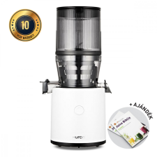 Hurom H320N Premium Slow Juicer (MATT FEHÉR) + Juice Biblia gyümölcsprés és centrifuga