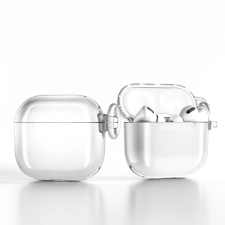 Hurtel AirPods 4 tok - átlátszó fülhallgató, fejhallgató tok