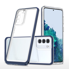 Hurtel átlátszó 3in1 tok Samsung Galaxy S23+ szilikon tok keret kék tok és táska