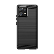 Hurtel Carbon Case szilikon tok Motorola Edge 40 Pro - fekete tok és táska