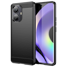 Hurtel Carbon Case tok Realme 10 Pro Rugalmas szilikon carbon tok fekete tok és táska