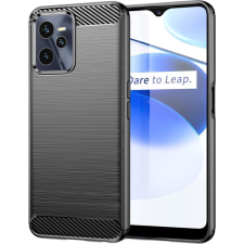 Hurtel Carbon Case Tok Realme C35 Rugalmas Szilikon Carbon Tok Fekete (187765240) tok és táska