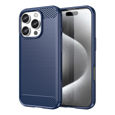 Hurtel Carbon tok iPhone 16 Pro Max - kék tok és táska