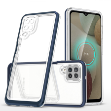 Hurtel Clear 3az1ben tok Samsung Galaxy A22 4G gél telefontok kék tok és táska