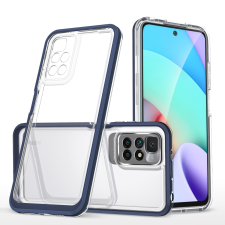Hurtel Clear 3az1ben tok Xiaomi Redmi 10 gél telefontok kék tok és táska