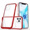 Hurtel Clear 3in1 tok iPhone 11 Pro Max telefontok gél piros