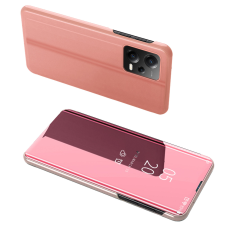Hurtel Clear View Case Xiaomi Redmi Note 12 Pro+ flipes tok pink tok és táska