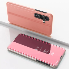 Hurtel Clear View kinyitható tok Samsung Galaxy S24 FE - rózsaszín tok és táska