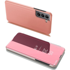 Hurtel Clear View Tok Flip Tok Samsung Galaxy S22 + S22 Plus Rózsaszín (9145576240908) tok és táska