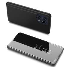 Hurtel Clear View tok Oppo Find X5 Pro fekete tok és táska