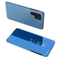 Hurtel Clear View tok Samsung Galaxy Samsung Galaxy S23 Ultra tok kék tok és táska