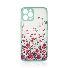 Hurtel Design tok iPhone 12 Pro virágtokhoz világoskék tok és táska