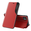 Hurtel Eco Leather View tok Elegáns flipes kihajtható tok Type tok Korckstand iPhone 13 Pro Max Red