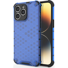 Hurtel Honeycomb Tok iPhone 14 Pro Max Armor Hibrid Tok Kék (187764946) tok és táska