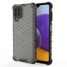 Hurtel Honeycomb tok Páncéltelefontok a TPU Bumper Samsung Galaxy A22 4G fekete tok és táska