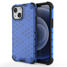 Hurtel Honeycomb tok ütésálló telefontok TPU Bumper iPhone 13 mini kék tok és táska