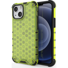 Hurtel Honeycomb Tok Ütésálló Telefontok Tpu Bumper iPhone 13 Mini Zöld (9145576213407) tok és táska