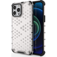 Hurtel Honeycomb Tok Ütésálló Telefontok Tpu Bumper iPhone 13 Pro Max Átlátszó (9145576213278) tok és táska