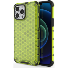 Hurtel Honeycomb Tok Ütésálló Telefontok Tpu Bumper iPhone 13 Pro Max Zöld (9145576213254) tok és táska