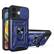 Hurtel Hybrid Armor Camshield tok iPhone 16 Plus - kék tok és táska