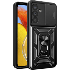 Hurtel Hybrid Armor Camshield Tok Samsung M14 Kamera Védőtok - Fekete (9145576282489) tok és táska