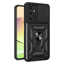 Hurtel Hybrid Armor Camshield tok Samsung M54 kamera védőtok - fekete tok és táska
