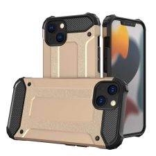 Hurtel hybrid Armor tok Tough ütésálló tok iPhone 13 Mini Golden tok és táska