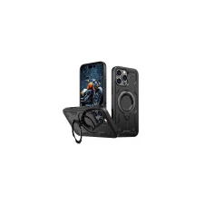 Hurtel Hybrid Armor Trendy MagSafe-kompatibilis tok iPhone 16 Pro - fekete tok és táska