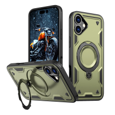 Hurtel Hybrid Armor Trendy MagSafe-kompatibilis tok iPhone 16 - zöld tok és táska