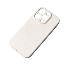 Hurtel iPhone 13 Pro szilikon tok Magsafe - bézs színű tok és táska