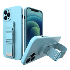 Hurtel Kötél tok Gel TPU légzsák telefontok iPhone 12 Pro Max Blue tok és táska