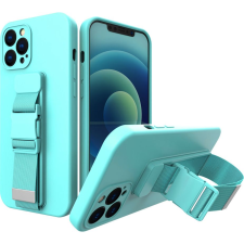 Hurtel Kötél Tok Gel Tpu Légzsák Telefontok iPhone 12 Pro Max Világoskék (9145576217962) tok és táska