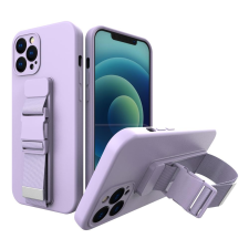 Hurtel Kötél tok Gel TPU légzsák telefontok iPhone 13 Pro lila tok és táska