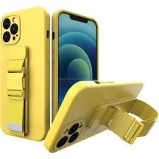 Hurtel Kötél Tok Gel Tpu Légzsák Telefontok Samsung Galaxy A12 Sárga (9145576219850) tok és táska
