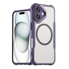Hurtel Leading Series MagSafe-kompatibilis tok iPhone 16 Plus - lila tok és táska