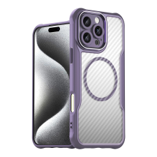 Hurtel Leading Series MagSafe-kompatibilis tok iPhone 16 Pro Max - lila tok és táska
