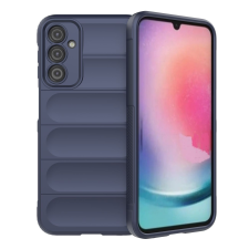 Hurtel Magic Shield tok Samsung Galaxy A24 4G Rugalmas Armor tok kék tok és táska