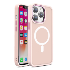 Hurtel Mágneses színű matt tok iPhone 15 Plus - rózsaszín tok és táska