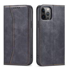 Hurtel Magnet Fancy Case tok iPhone 12 Pro Max tok pénztárca kártyatartó fekete tok és táska