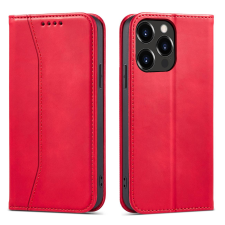 Hurtel Magnet Fancy Case tok iPhone 13 Pro tok kártya tárca kártya Stand Red tok és táska