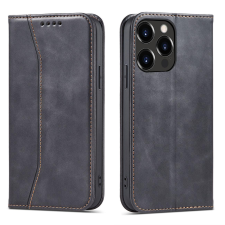 Hurtel Magnet Fancy Case tok iPhone 14 flip cover pénztárca állvány fekete tok és táska