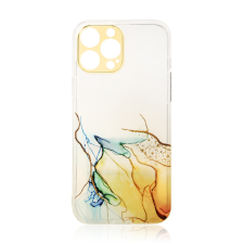 Hurtel Marble tok iPhone 13 Pro Max zselés tok narancssárga Marblehoz tok és táska