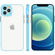 Hurtel Milky Tok Szilikon Rugalmas Áttetsző Tok Samsung Galaxy A42 5G Kék (9145576222294) tok és táska