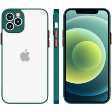 Hurtel Milky Tok Szilikon Rugalmas Áttetsző Tok Samsung Galaxy A42 5G Sötétzöld (9145576222317) tok és táska