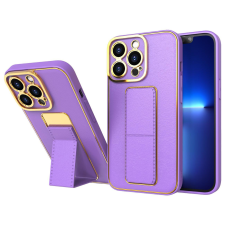 Hurtel New Kickstand Case tok iPhone 13-hoz lila állvánnyal tok és táska