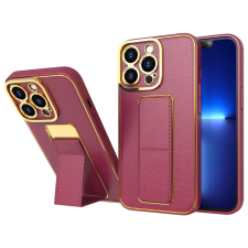 Hurtel New Kickstand tok iPhone 12 készülékhez piros állvánnyal tok és táska