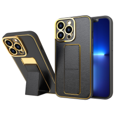 Hurtel New Kickstand tok iPhone 12 Pro tok állvánnyal fekete tok és táska