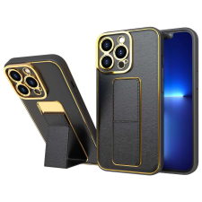 Hurtel New Kickstand tok Samsung Galaxy A12 5G állvánnyal fekete tok és táska
