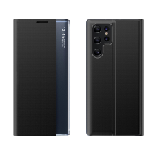 Hurtel New Sleep kinyitható tok Samsung Galaxy S24 FE - fekete tok és táska