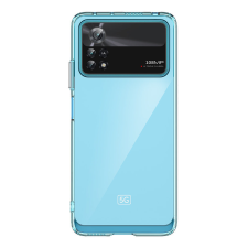 Hurtel Outer Space tok Xiaomi Poco X4 Pro 5G tok rugalmas kerettel kék tok és táska
